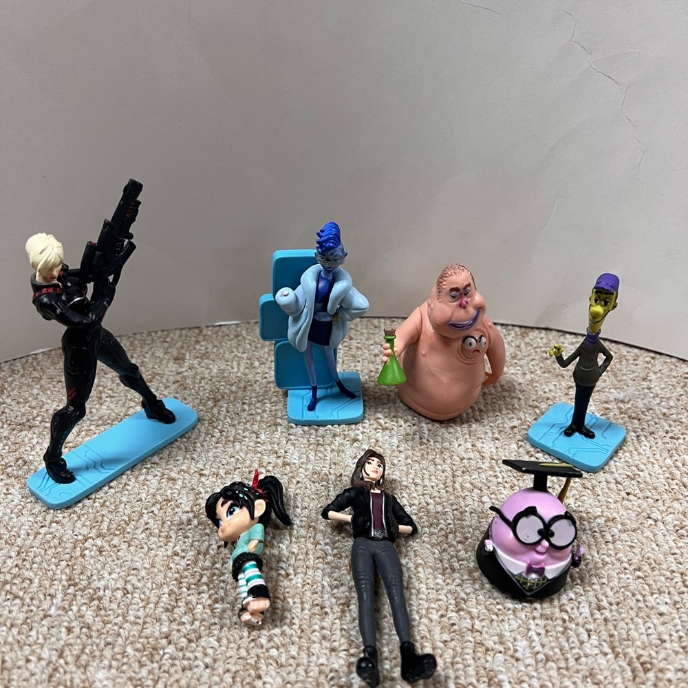 Disney Ralph Breaks the Internet Deluxe Figures Figurine Cake Toppers Play Set